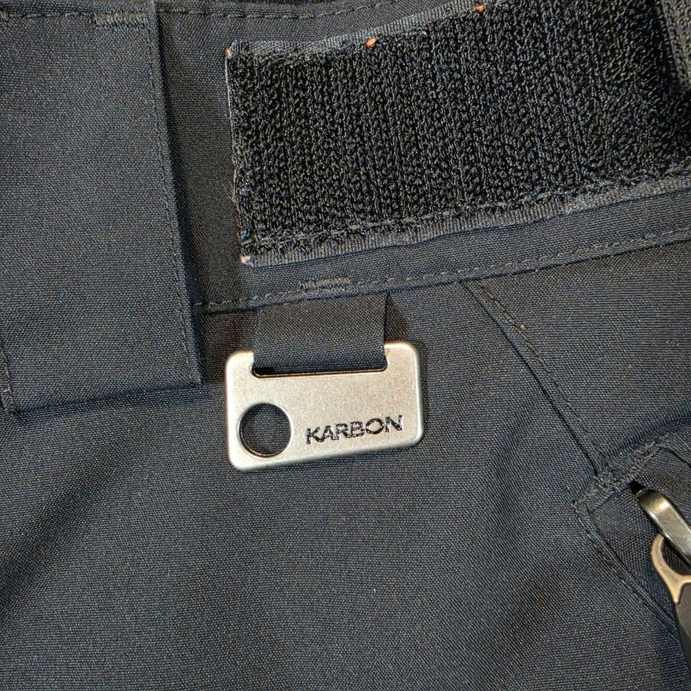 Karbon Ski Pants Mens 2XL Black Thermore Insulated Snowboard Trousers K7129 - Picture 9 of 14